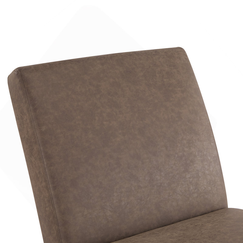 Chaise longue rembourrée incurvée pour le salon