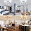Chrome 6-Light Branch LED Ceiling Light