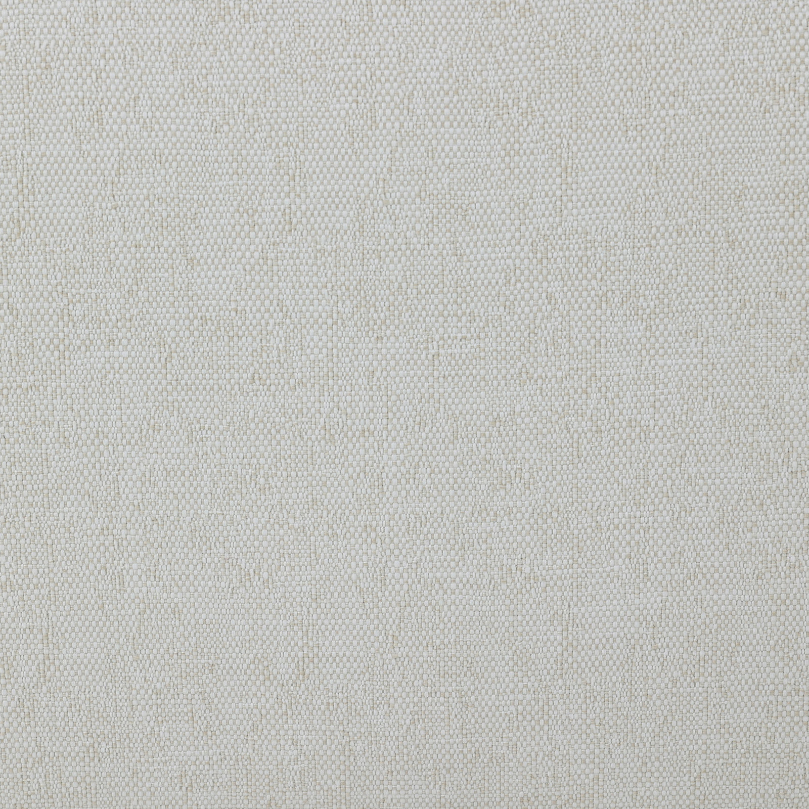 Anat Upholstered Ottoman, White Polypropylene/Olefin, Light Brown