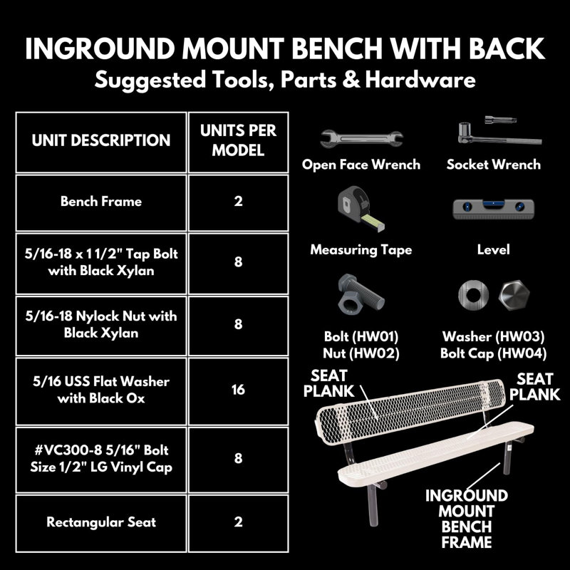 Banc, vert foncé texturé, extensible, 2,44 m, avec dossier, surface, Surface arrière de 8 pi avec extension