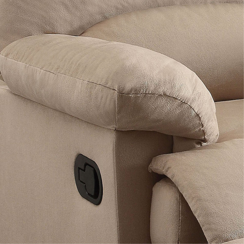 Fauteuil inclinable confortable en microfibre pour une détente ultime