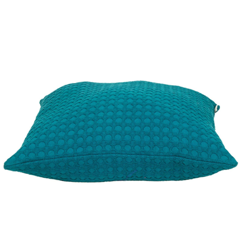 HomeRoots Textured Cotton Reversible Throw Pillow