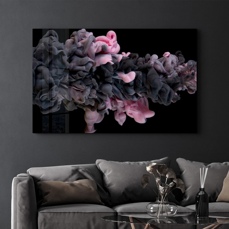 Élégante peinture murale en verre trempé de 13,8 po x 21,7 po | 100% verre trempé, épaisseur: 0,16 pouce | Imprimé UV pour des couleurs éclatantes | Parfait pour la décoration intérieure, le salon et les espaces de bureau
