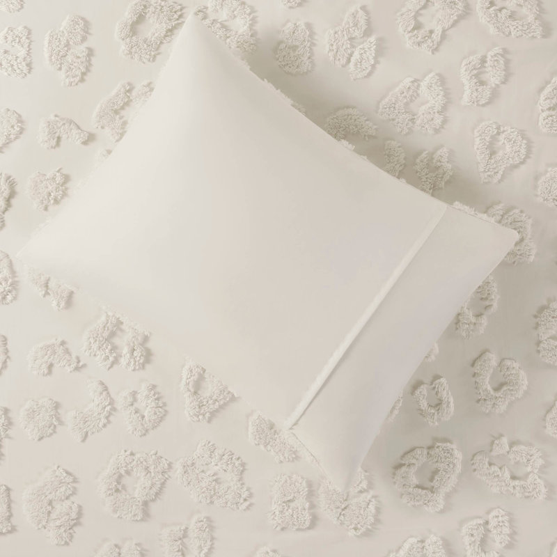 Animal Chenille Duvet Cover Set, Twin Duvet Cover + 1 Additional Piece