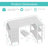 Cheshire Built-in Outlets L-Shaped Computer Desk with Drawers & Storage Shelves-289903678-292784077