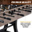 Barrington Billiards 58” Coventry Foosball Table, Metal Legs with Tabletop Soccer Balls