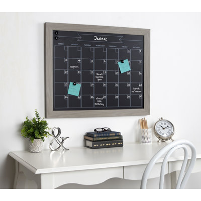 Brucie Magnetic Wood Chalkboard