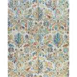 Acacia Floral Handmade Tufted Wool Blue/Beige/Green Rug