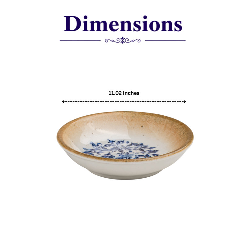 Assiette creuse ronde en porcelaine de qualité supérieure 8,2 po |