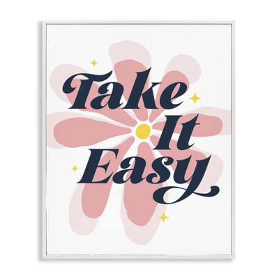 «Stupell Industries Groovy Take It Easy», estampe numérique par Ahmad Mêmeh Hussein