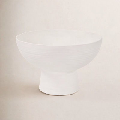 Bardi Ceramic Pedestal Decorative Bowl