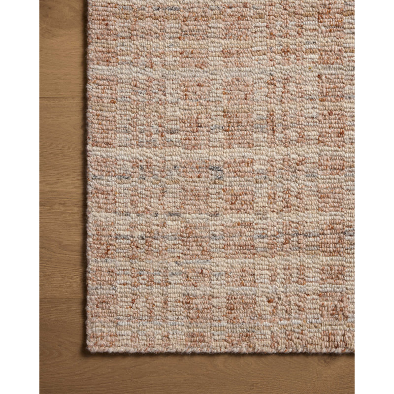 Kage Terracotta / Natural Area Rug, Rectangle 4' x 6'