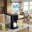 Euhomy 7 In. 33 Lb. Nugget Ice Countertop Portable Ice Maker In Black Finish With Automatic Ice Dispense