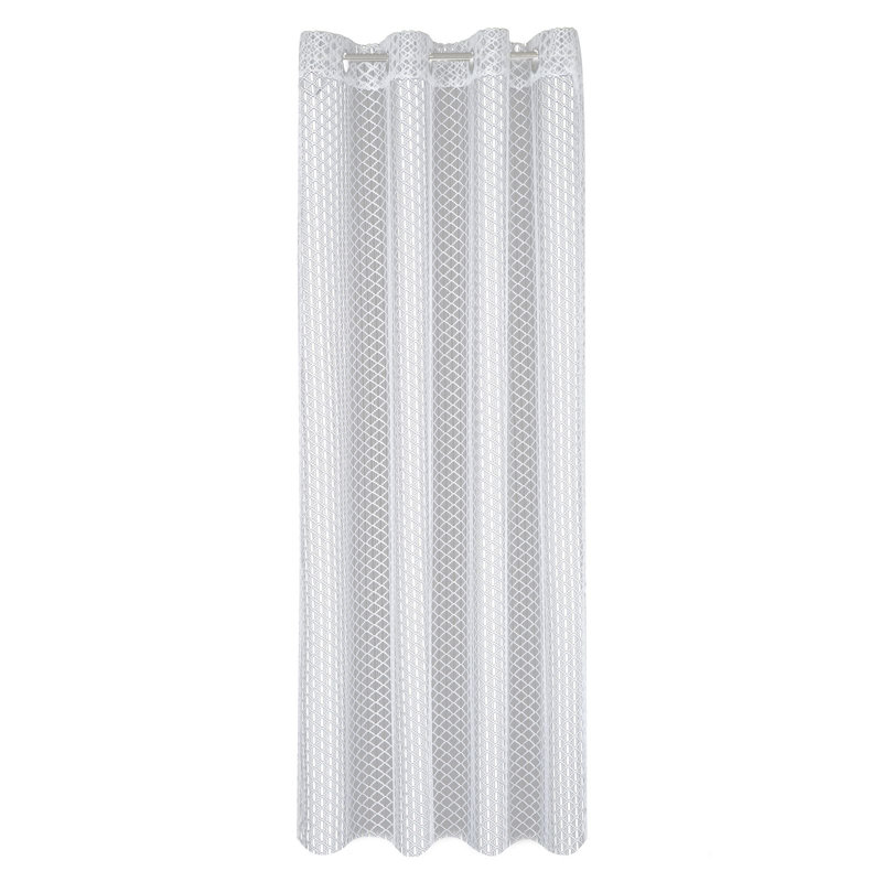 Kaelee Sheer Curtain, 250cm H x 300cm W, White