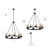 Hylton Kitchen Island Wagon Wheel Chandelier-1515484495