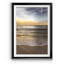 Evening Waves - Reproduction de photo sur papier encadrée-1895334193-1895334200