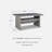 Satendra Metal Outdoor Dining Table