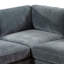Canapé modulaire en chenille luxueux de 116 po Zyon-126400247