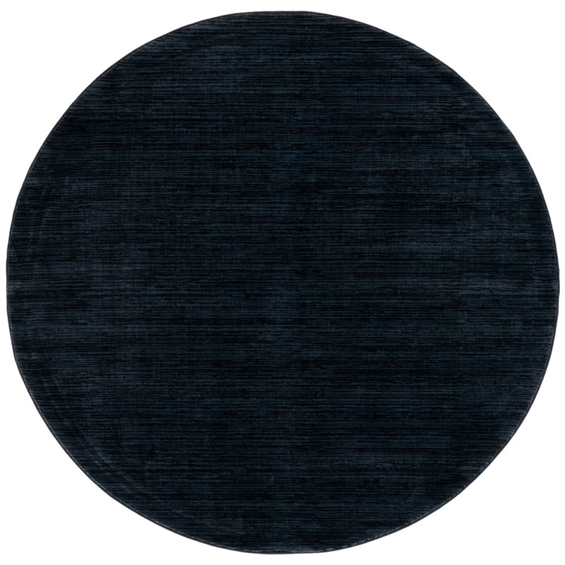 Tapis noir Aurya, Rond 4 pi