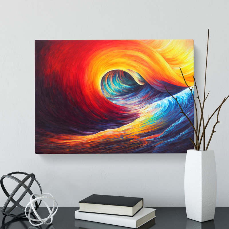 Fine Modern Abstract Art - Wrapped Canvas, 35cm H x 50cm W x 3cm D