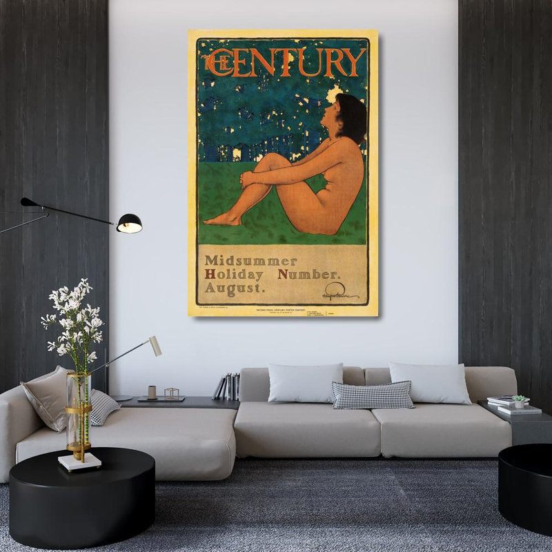 «The Century Midsummer Holiday Number. August» par Maxfield Parrish - Art mural sur toile tendue avec châssis