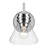 9.5" 1-Light Wall Sconce with Clear Glass-108202078