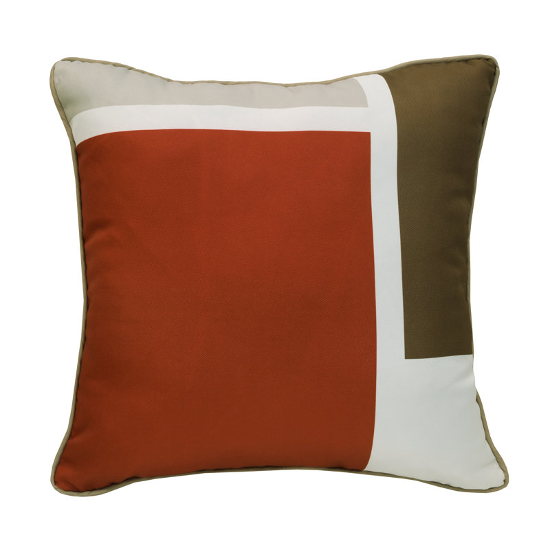 Abstract Outdoor Reversible Throw Pillow