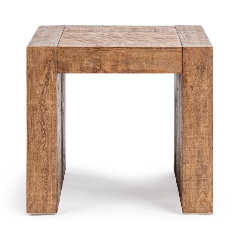 Clayton Reclaimed Pine Pallet Skin End Table