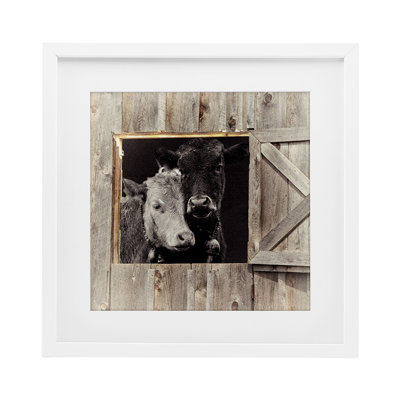«Best Friends Barn Barn», reproduction sous verre encadrée, conception par Sophie 6