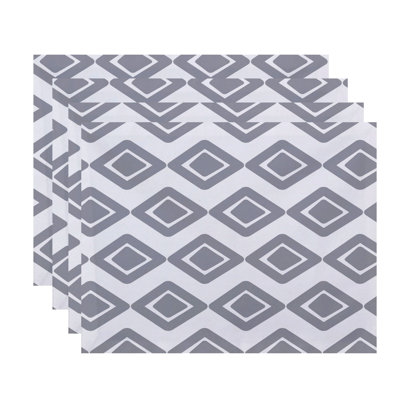 Ferrier Polyester Geometric Rectangle Placemat