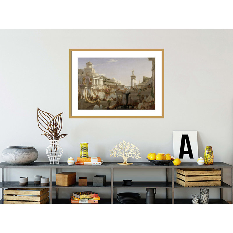 «The Course of Empire: The Consummation of the Empire» par Thomas Cole, impression giclée sur cadre, H 30,43 po x l 41,5 po