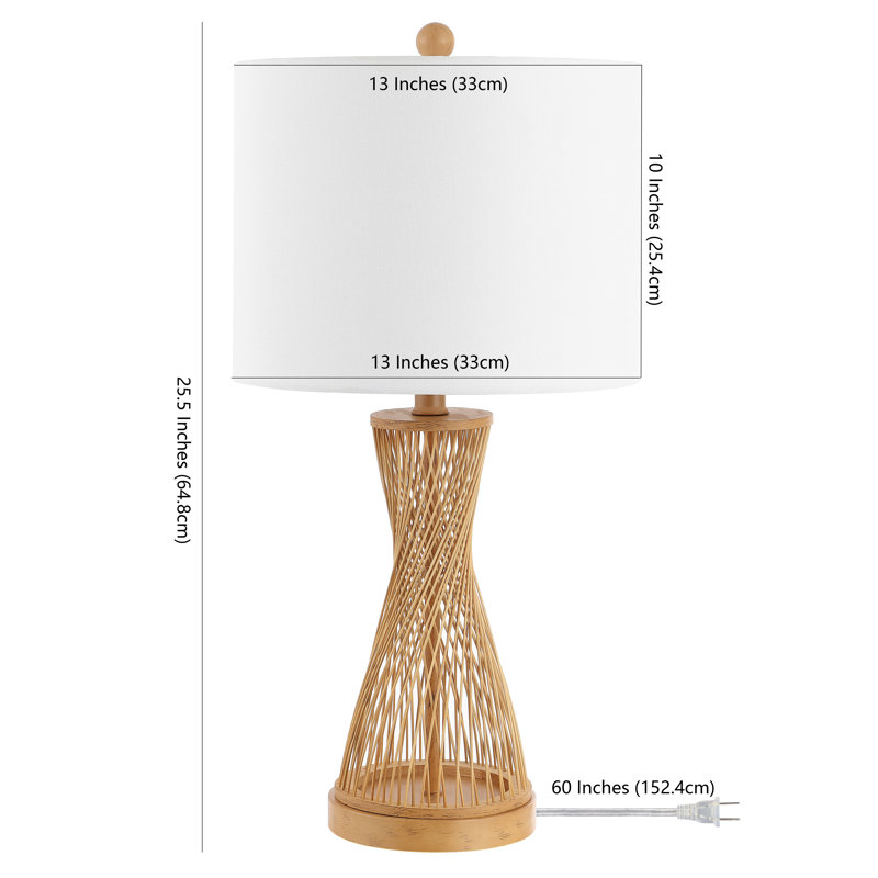 Ahanu Solid Wood Table Lamp