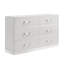 Commodes horizontales en bois Alyviah, blanc