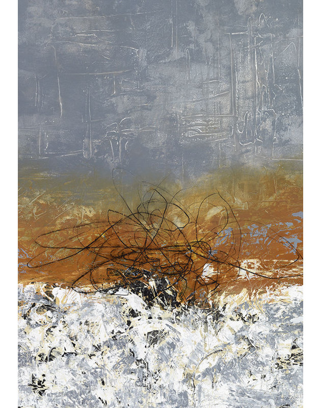 «Weathered I» par Chelsea Art Studio - Peinture, Extérieur, H 63 po x l 47 po x P 1,5 po