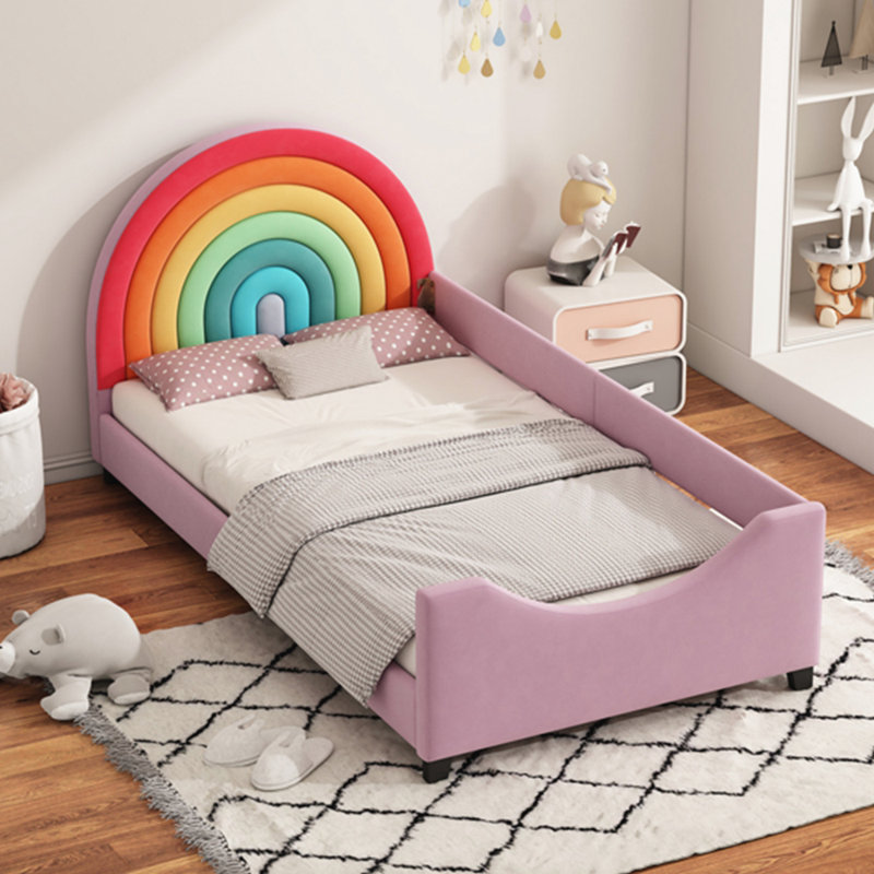 Lit de jour simple rembourré Rainbow