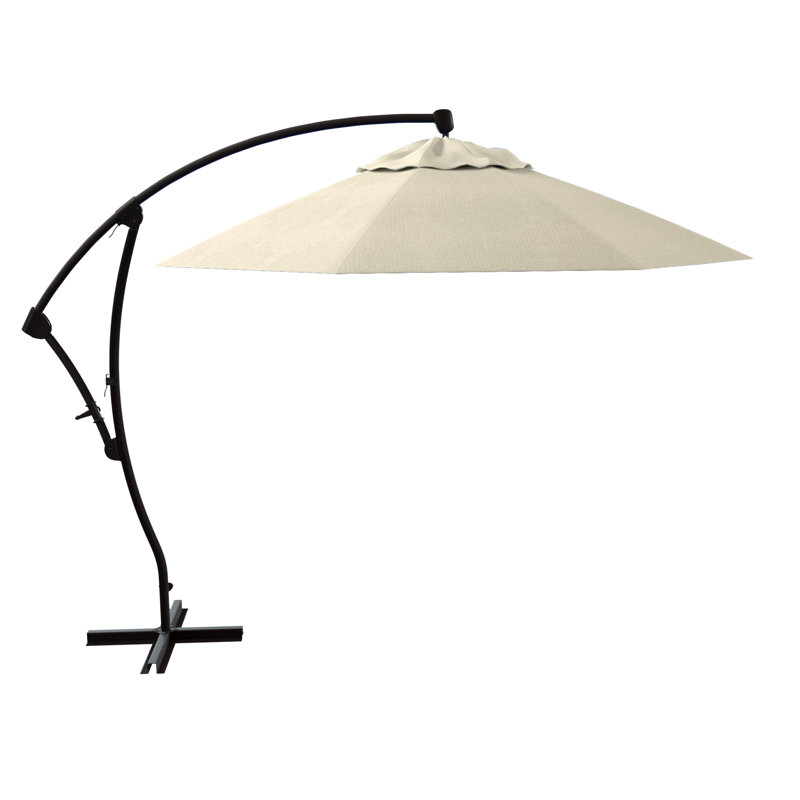 Jiles 108'' Cantilever Umbrella, Antique Beige Performance