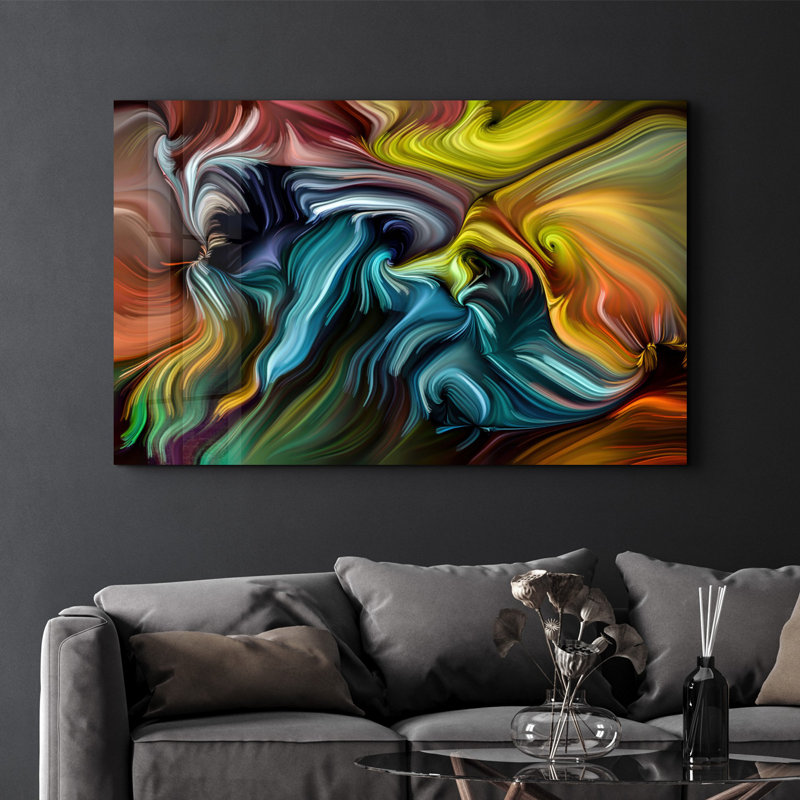 Decorative Tempered Glass Painting