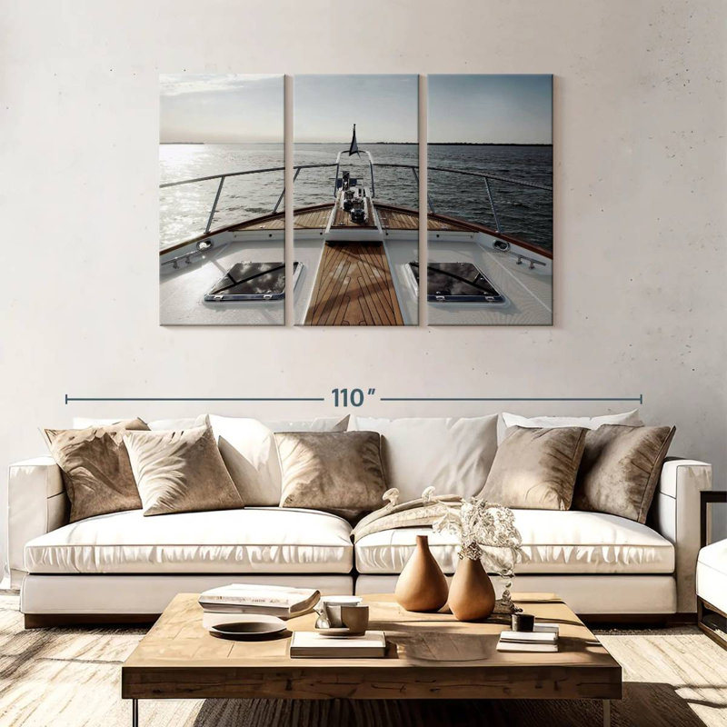 Mehar Bow of Florida Yacht, H 48 po x l 74 po
