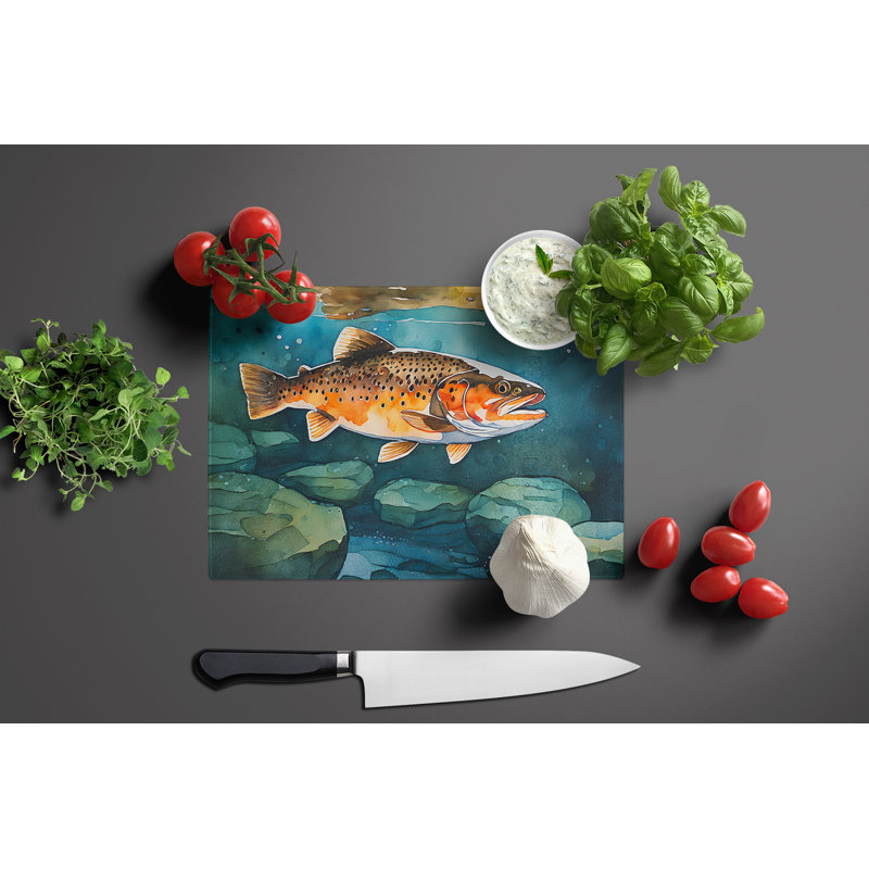 Wood Glass Cutting Board