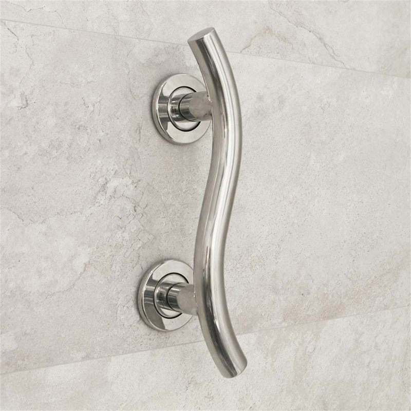 Dearron Stainless Steel Curved Grab Rail