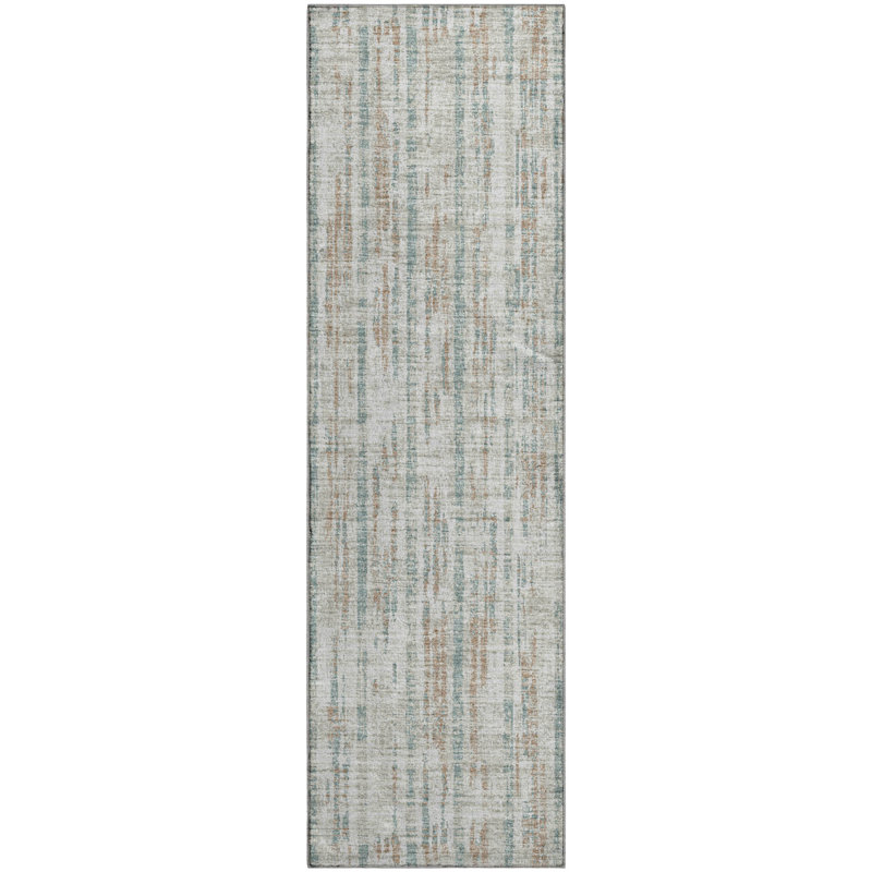 Premium Machine Washable Tiream Ivory Rug, Runner 2'3" x 7'6"