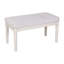 Bureau de coiffeuse moderne avec miroir, ensemble de table de maquillage pour adultes avec tabouret, bureau à domicile, 2 grands tiroirs, blanc