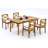 Granada Outdoor - Piece Teak Dining Set