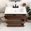 Meuble-lavabo sur pied 36 po avec lavabo et 3 trous de robinet 36 po-629608413