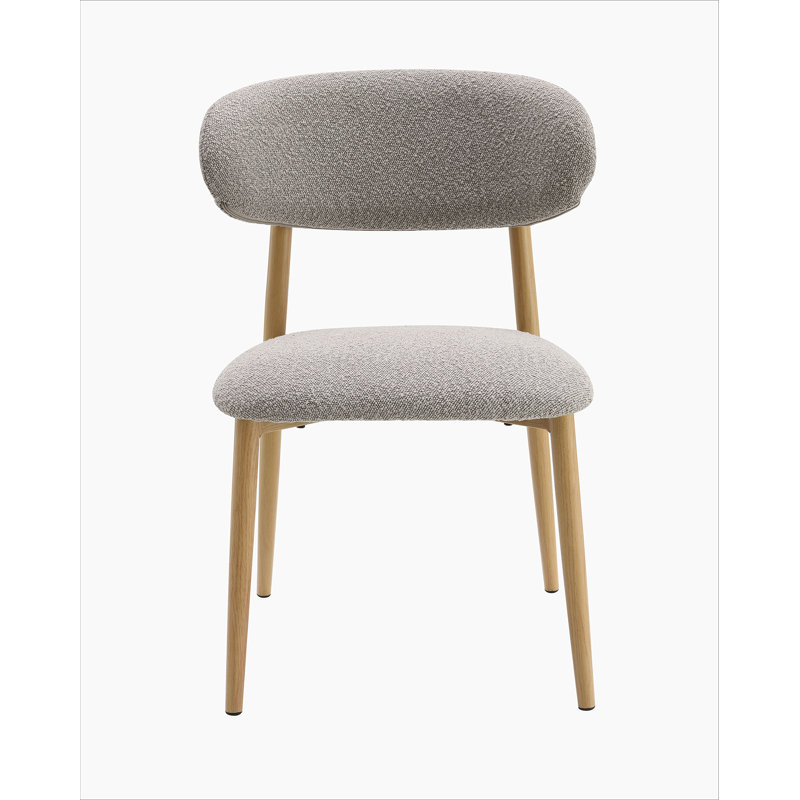 Chaise d'appoint Kacey Gray Boucle Finish (ensemble de 2)