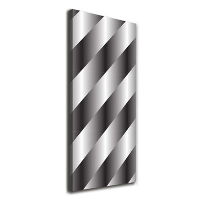 Abstraction Stripes - Wrapped Canvas Print