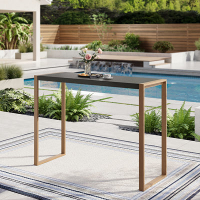 Rectangular Outdoor Bar Table