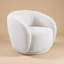 Fauteuil demi-tonneau pivotant avec siège large rembourré 360 ° Boucle-371597604-371597609