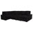 Thurston Black Storage Sectional Sofa