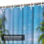 Tropical Beach Coconut Palm Sea Luxury Sky avec 12 crochets-1701732491